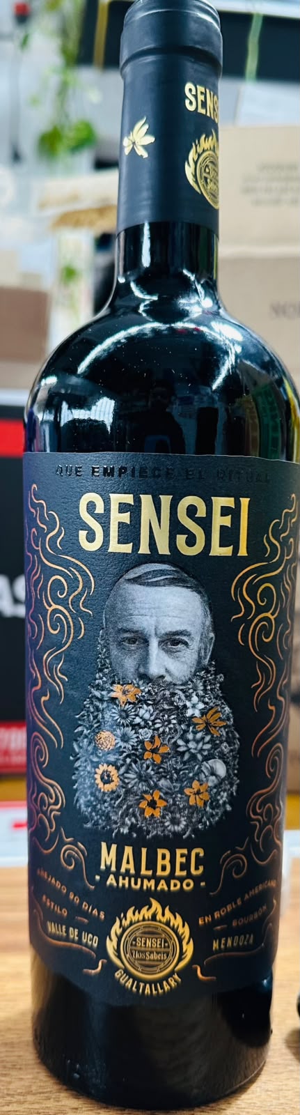 SENSEI MALBEC AHUMADO BORBON DE 750ML